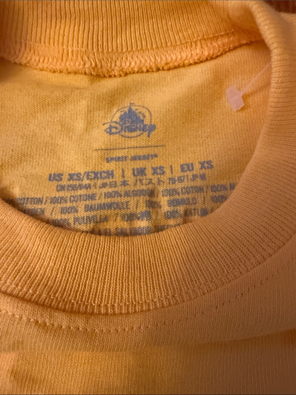 Disney Yellow Long-Sleeve Orange Bird & Citrus Print Top - Picture 3 of 6